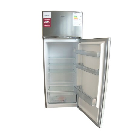 Refrigerador c/freezer 205 Lts. Frio Humedo ACERO INOXIDABLE