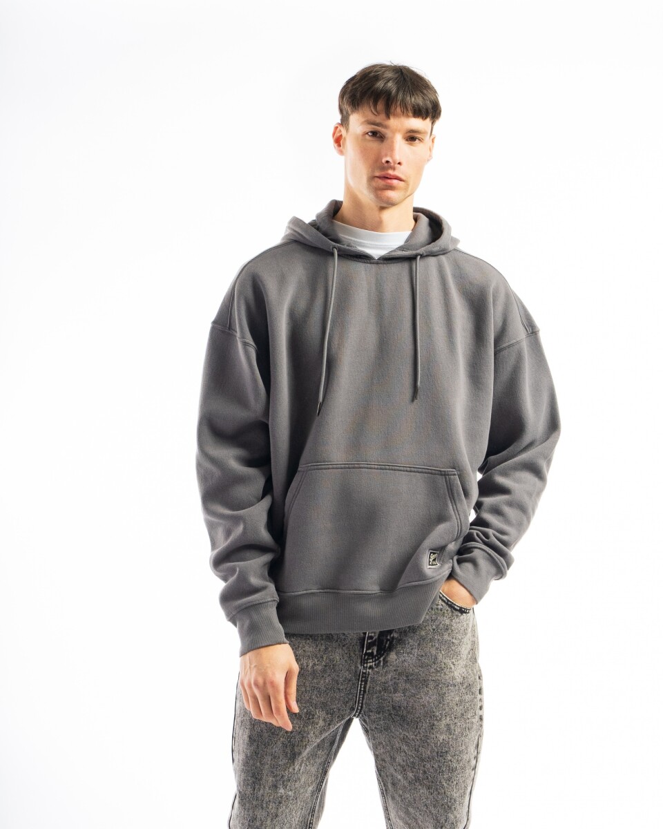 Canguro de Felpa Oversize California - Gris Topo 