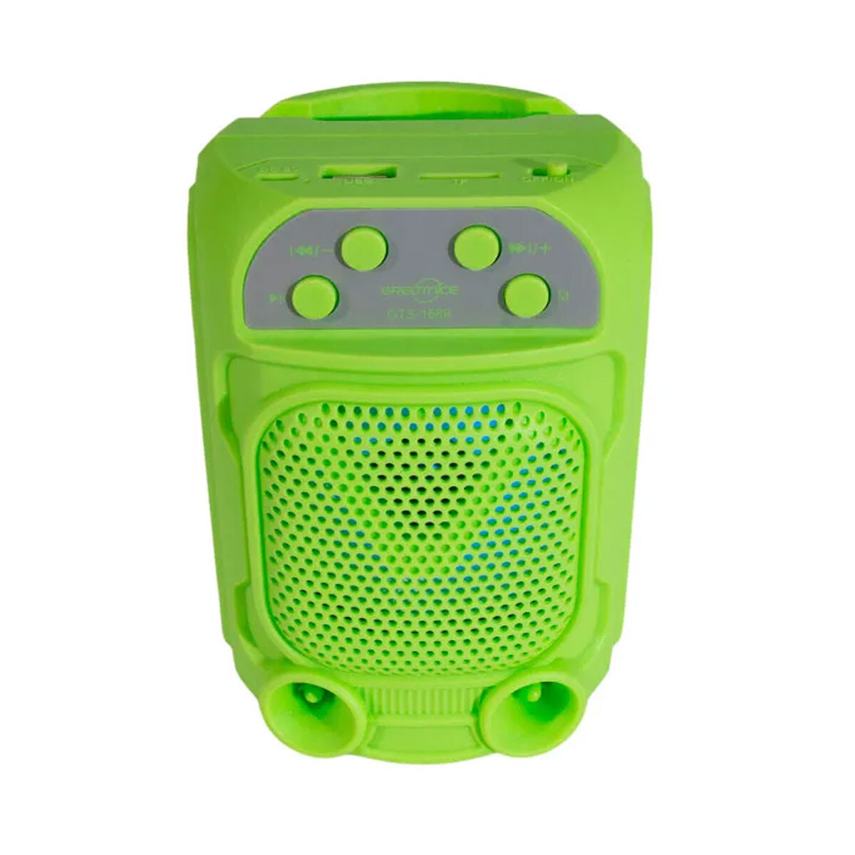 Parlante portátil bluetooth GTS1689 3" verde 