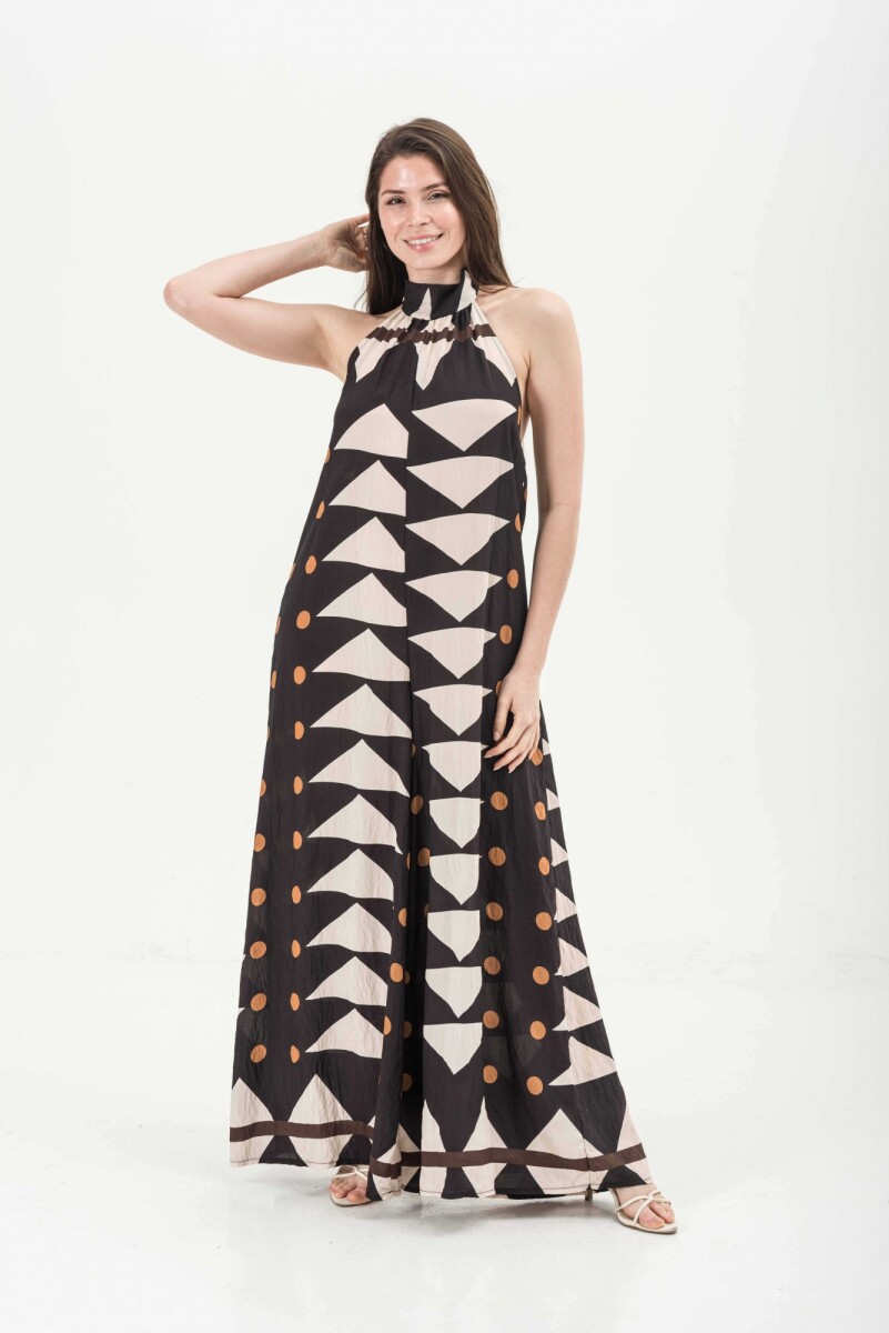 ENTERITO NINA - ESTAMPADO NEGRO- BLANCO 