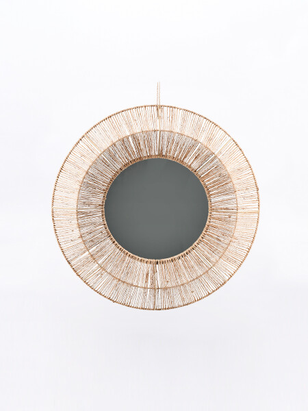 ESPEJO DECORATIVO SEAGRASS BEIGE