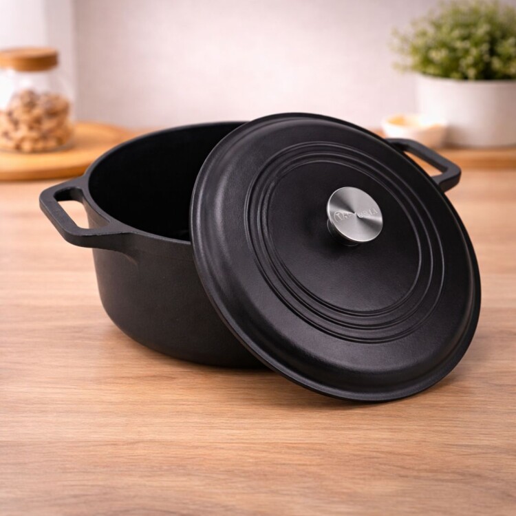 OLLA DE HIERRO CURADO 26 CM - 5,7 L VICTORIA OLLA DE HIERRO CURADO 26 CM - 5,7 L VICTORIA