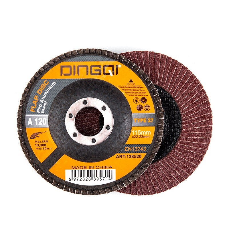 DINGQI DISCO FLAP OXIDO ALUMINIO 115 MMx22.2MM 120 Dingqi Disco Flap Oxido Aluminio 115 Mmx22.2mm 120