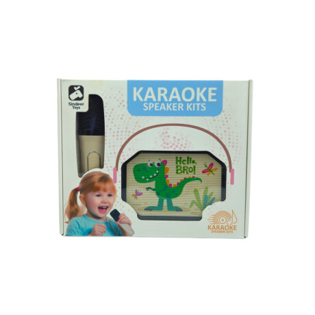 Set de parlante y microfono Dinosaurios