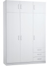 Armario FANDRUP 145x176 3 puertas 3 cajones bl Armario FANDRUP 145x176 3 puertas 3 cajones bl