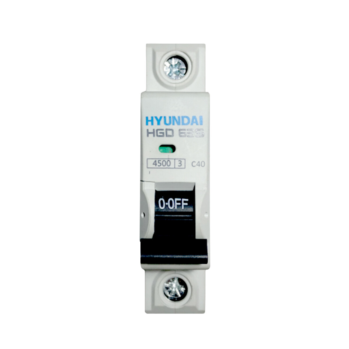 Llave térmica HGD63S din 1P 40A 4,5kA - HY1140S 