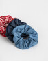 Skunzies De denim Set De Scrunchies - Combinacion Tricolor