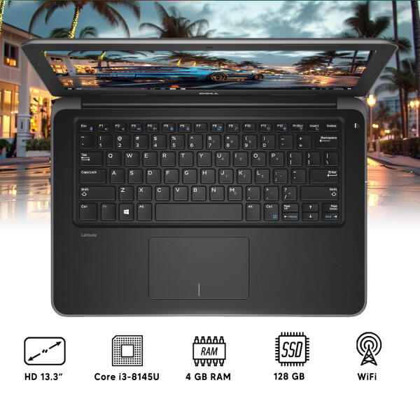 Notebook Dell Latitude 3380 I3 | 4gb Ram | 128gb Ssd 13.3" Táctil NOTEBOOK RFPL DELL 3380 I3/16/128/13.3"