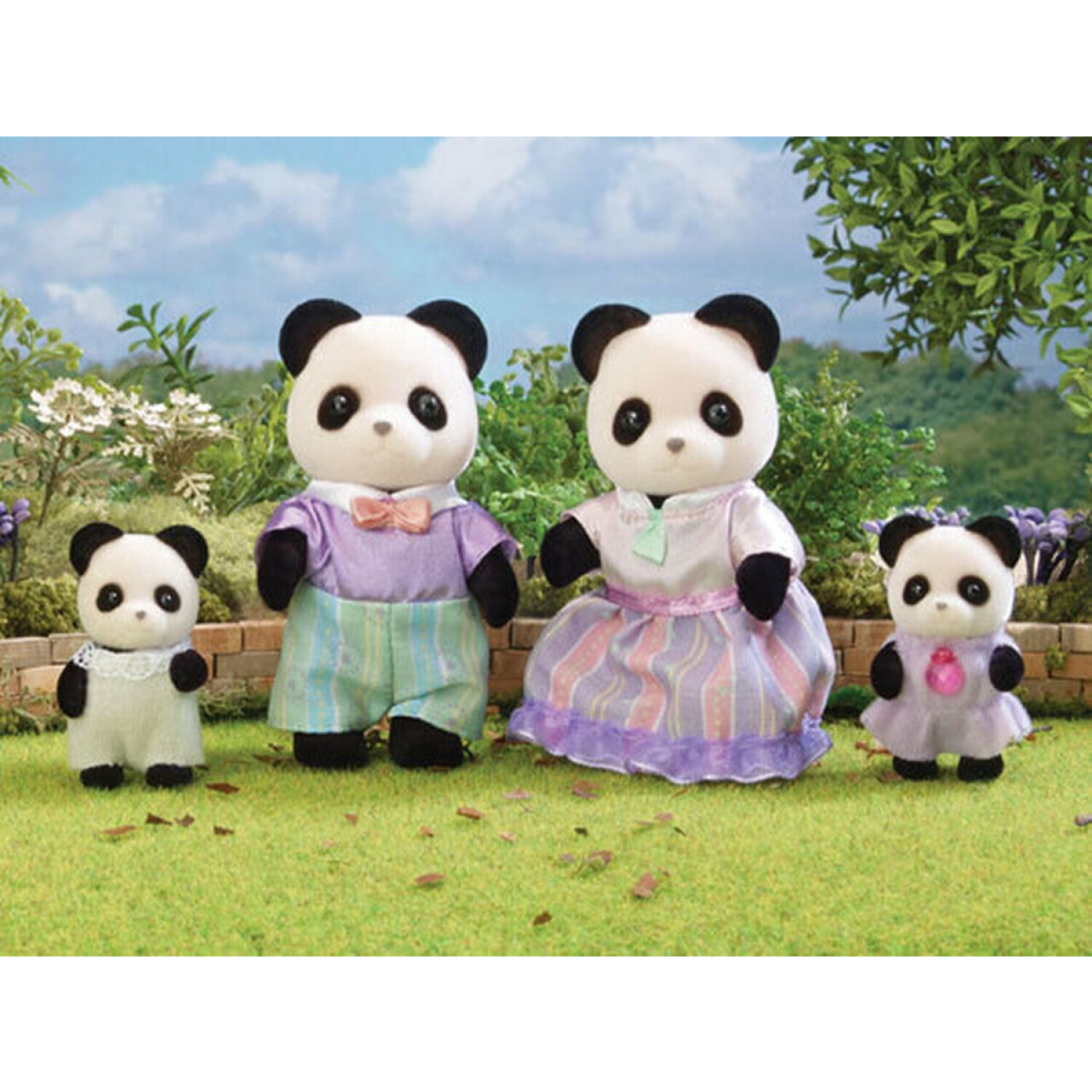 Sylvanian Families Familia de Panda Pookie