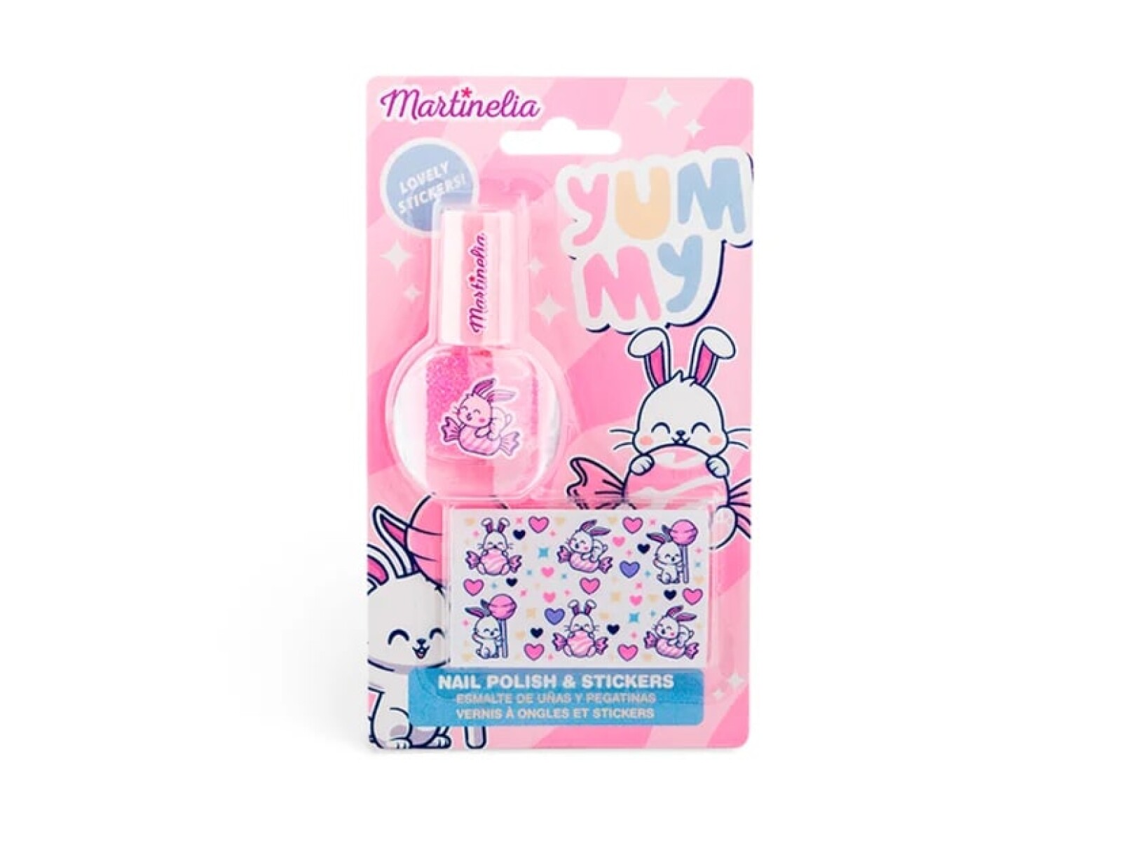 Esmalte de uñas Martinelia con Stickers 