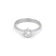 Anillo solitario en platino y brillante Anillo solitario en platino y brillante