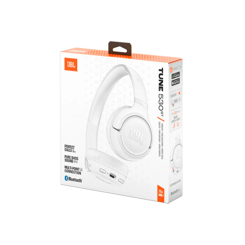 Auriculares inalámbricos JBL Tune 530BT color blanco Auriculares Inalámbricos Jbl Tune 530bt Color Blanco