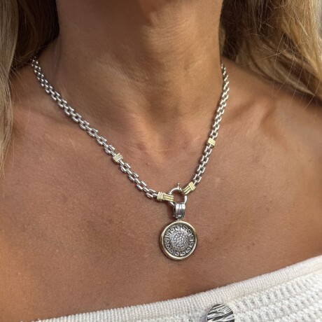 Dije Griego - Plata y Oro Dije Griego - Plata y Oro