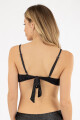 Copa soft print texturado Black lurex