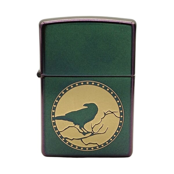 Encendedor ZIPPO 49186 Raven Design - ZP491812 Verdecombinado