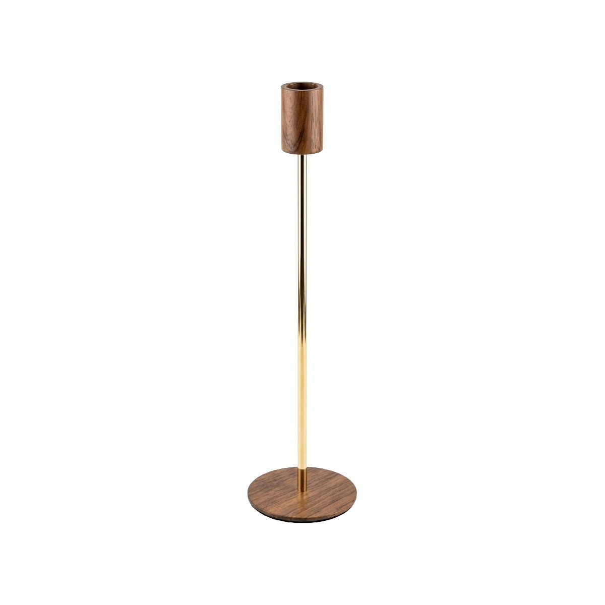 PORTA VELA MARRON/DORADO MED 