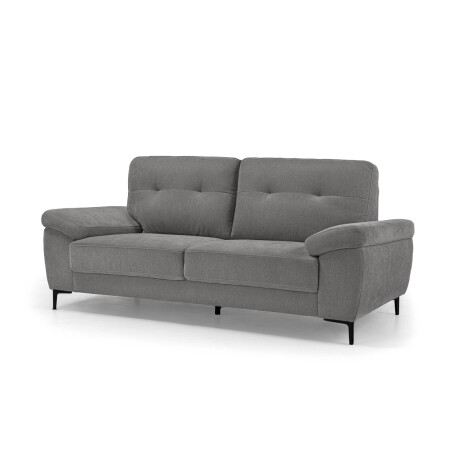 Sofá Blus - Tela Microfibra - 3 cuerpos 6686-7 Gris