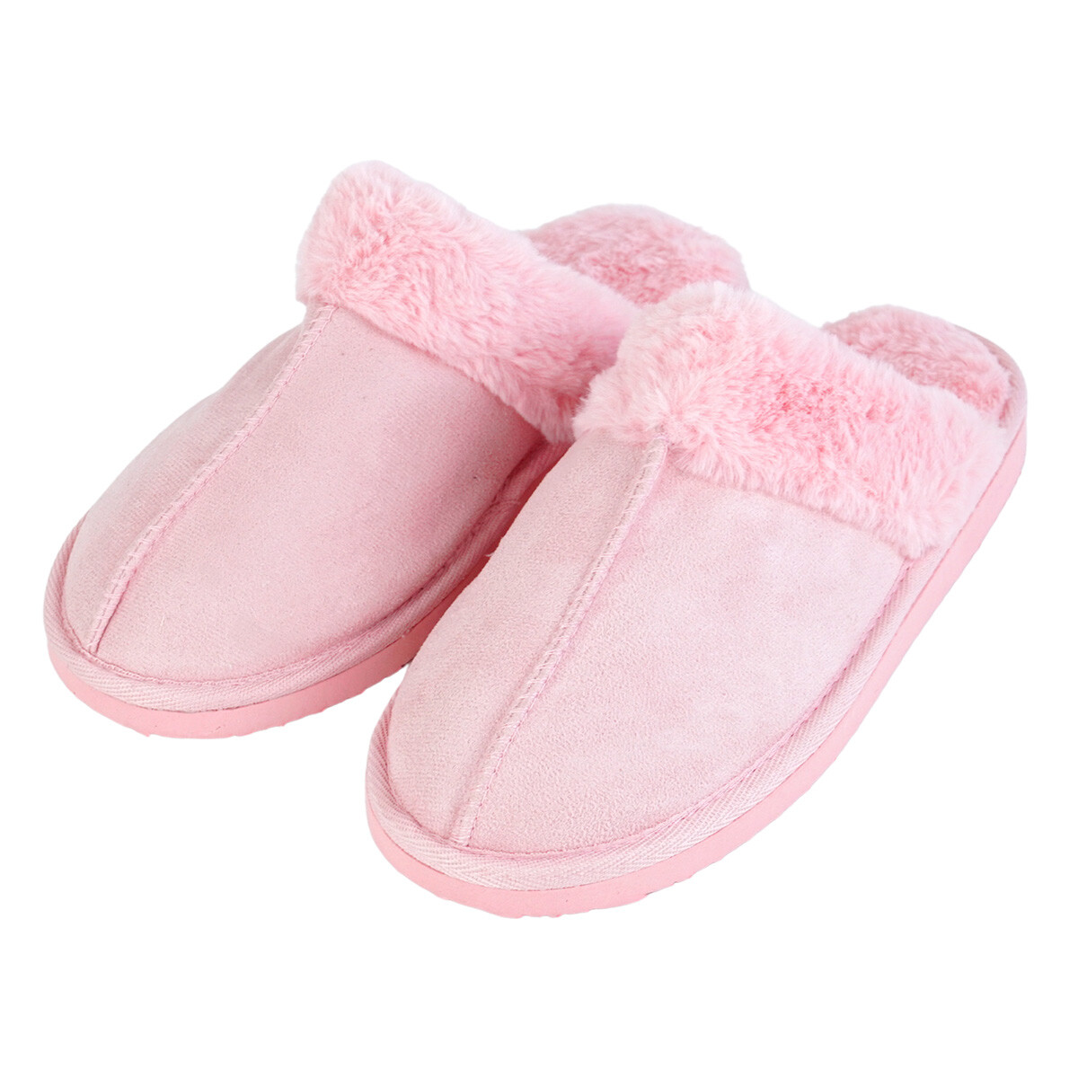 Pantufla de gamuza de dama 