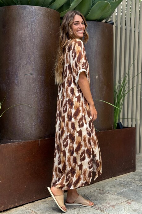 VESTIDO MORINDA Marron
