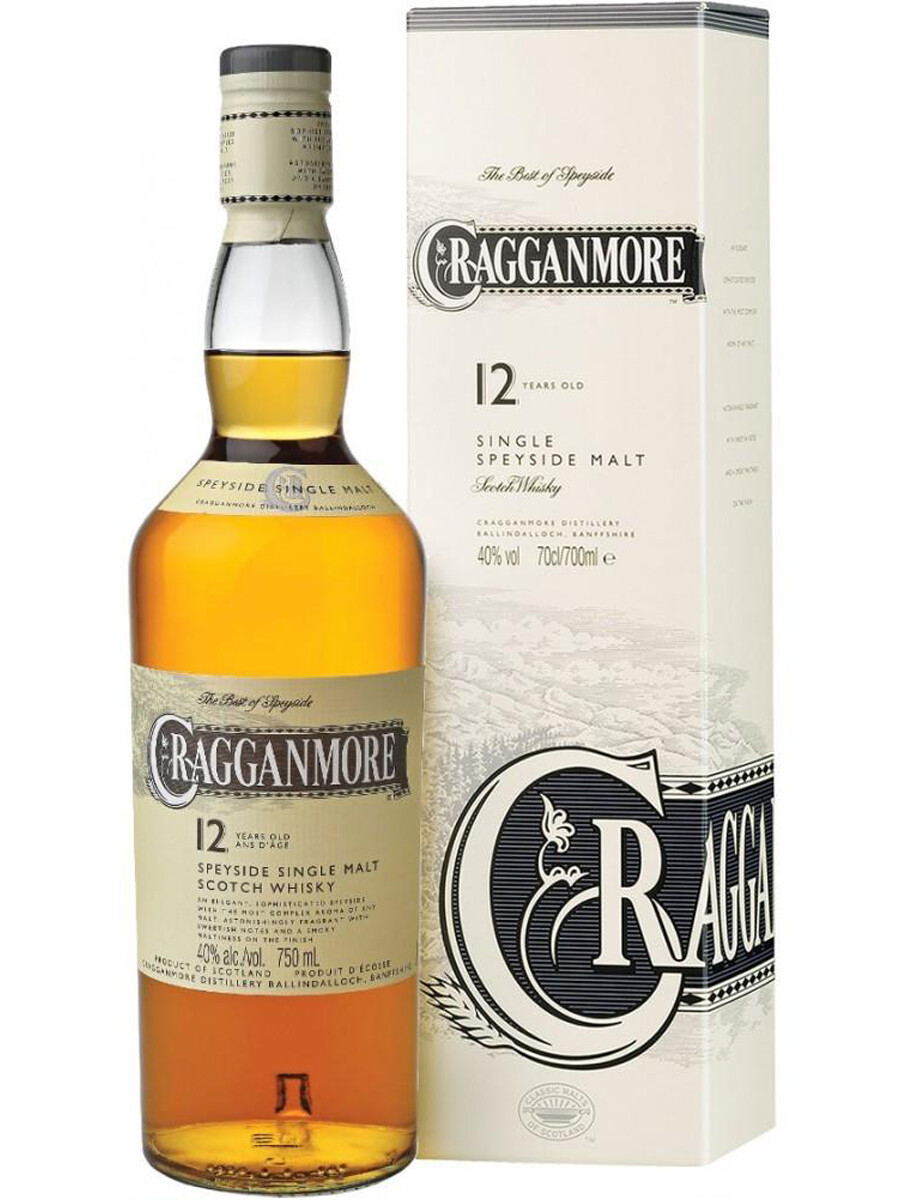 Whisky Cragganmore 12 años Single Malt 