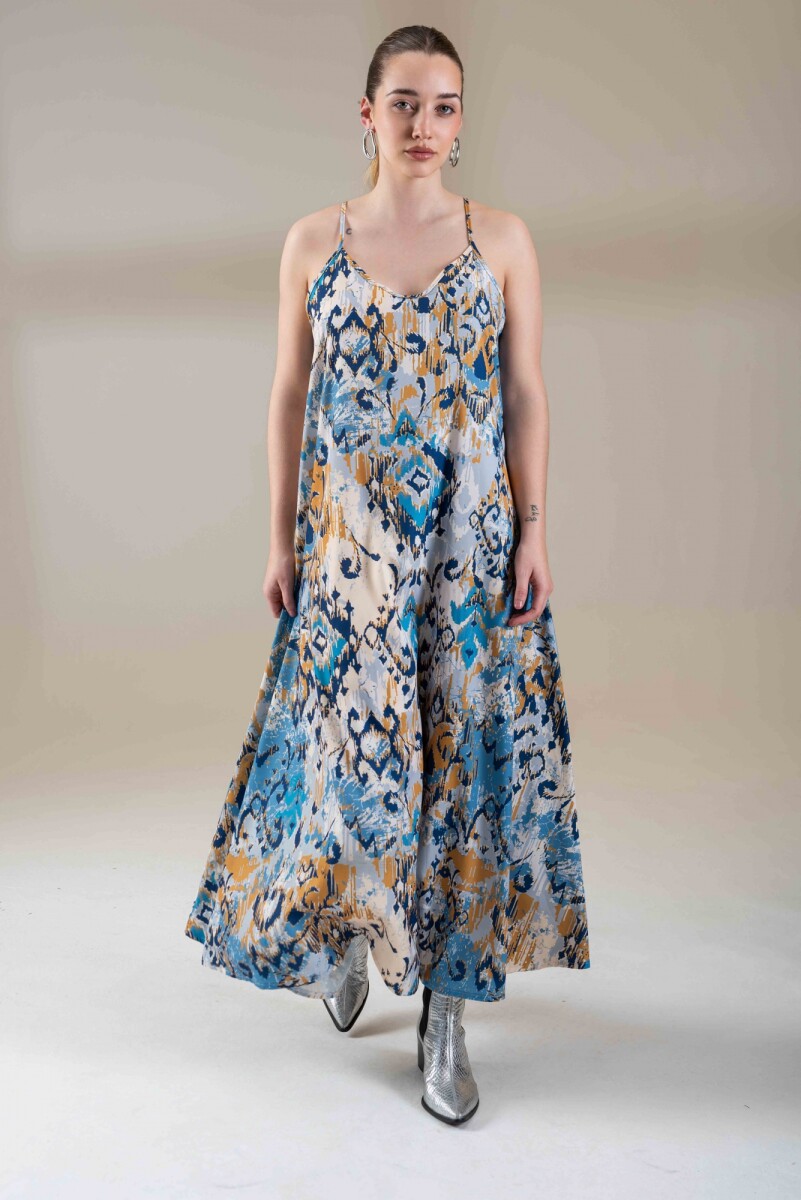 Vestido Libertad - Celeste 