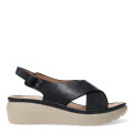Sandalias de Mujer Lady Confort CAZENAC con tiras cruzadas Negro