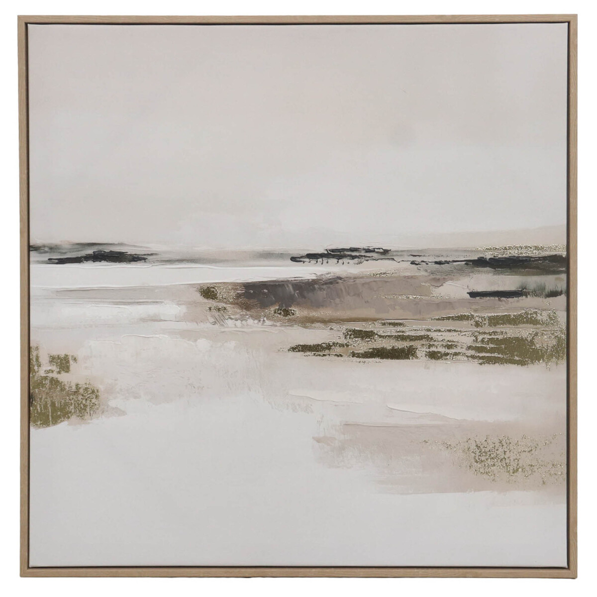 CUADRO - DRIFT I, 60X60, NATURAL/BEIGE PAPEL E1P253499 