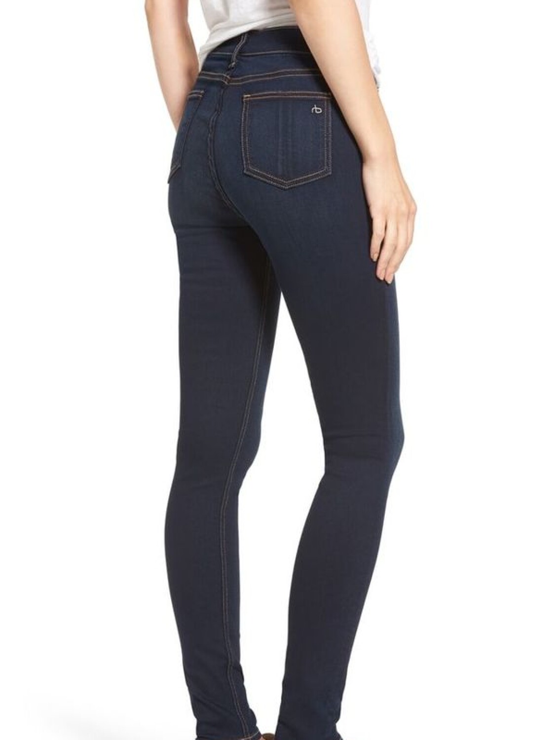 Jean skinny elastizado con bolsillos, Bed Azul