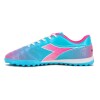 Zapato Fútbol Skipper Tf Diadora Teen Aguamarina-fucsia