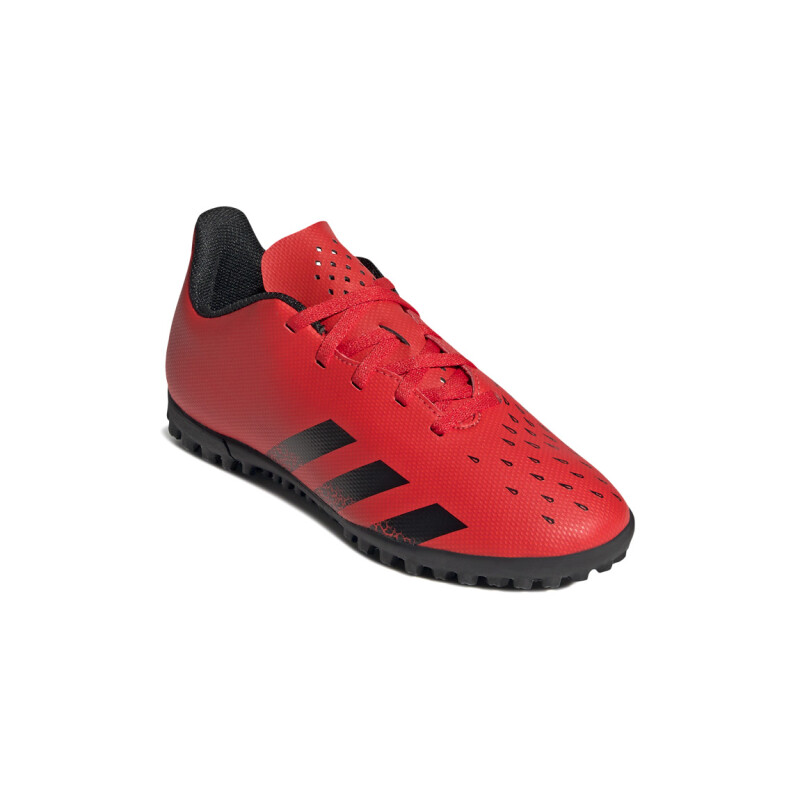 Championes De Fútbol Niño Adidas Predator Freack .4 T Rojo-negro
