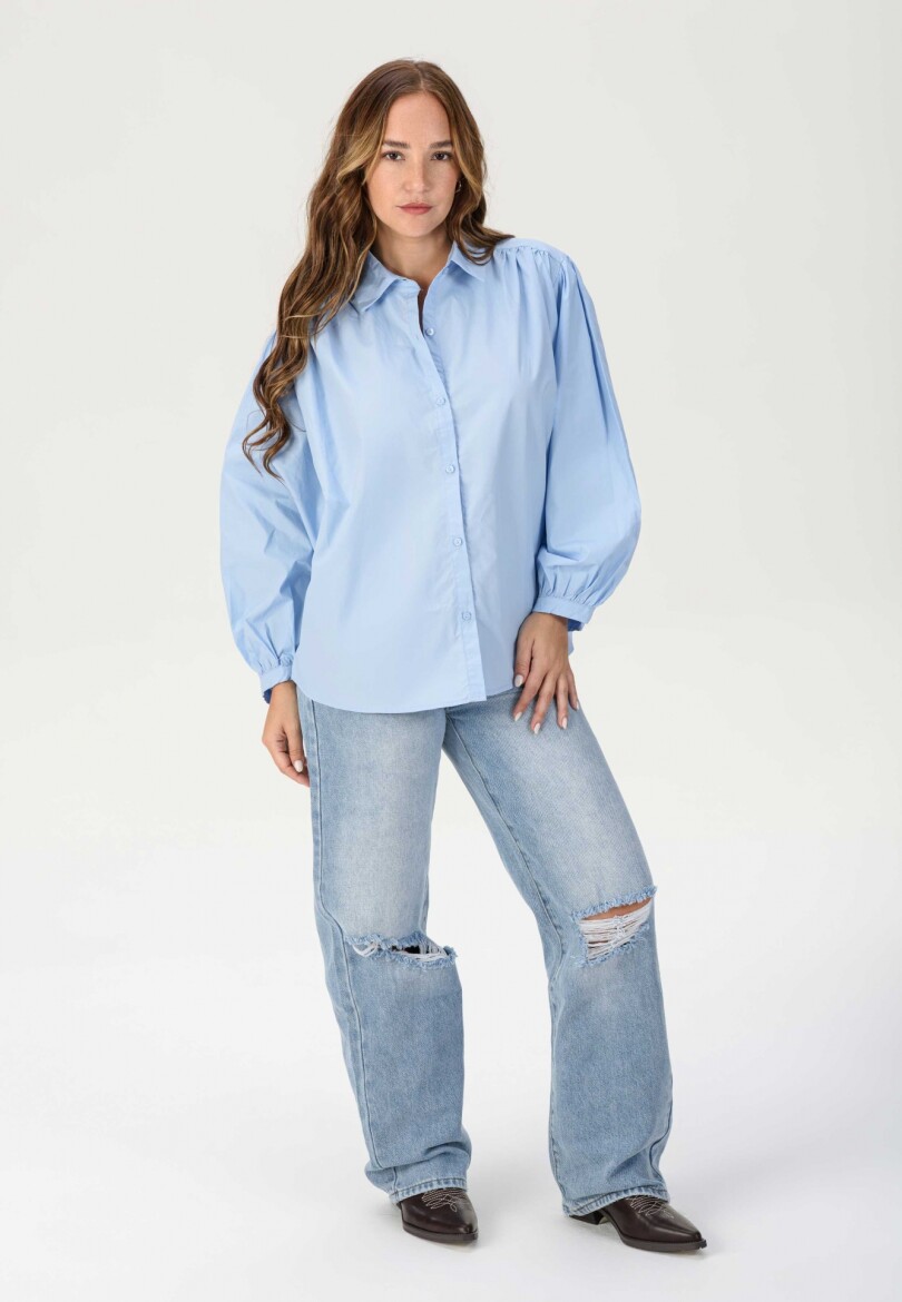 Camisa Bube Celeste