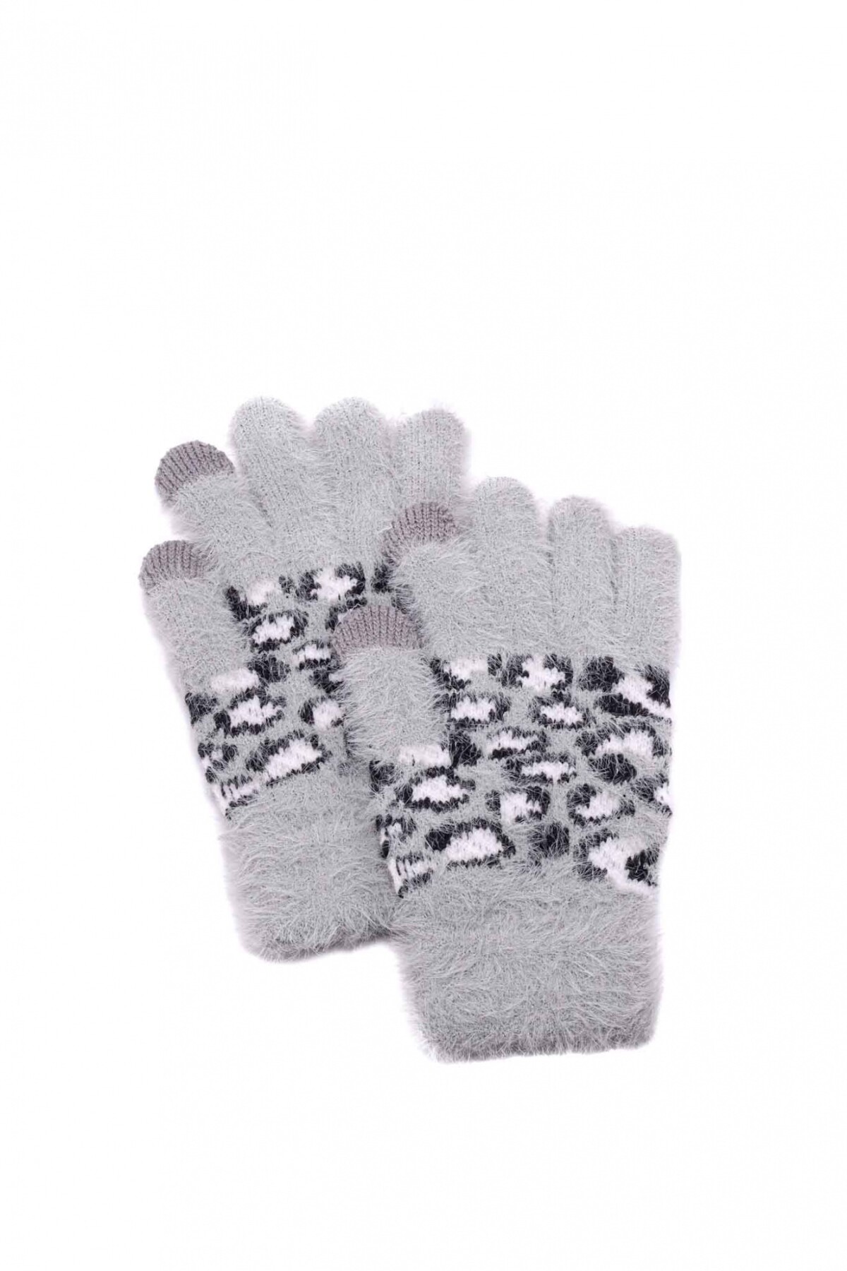 Guantes Leopardo Gris