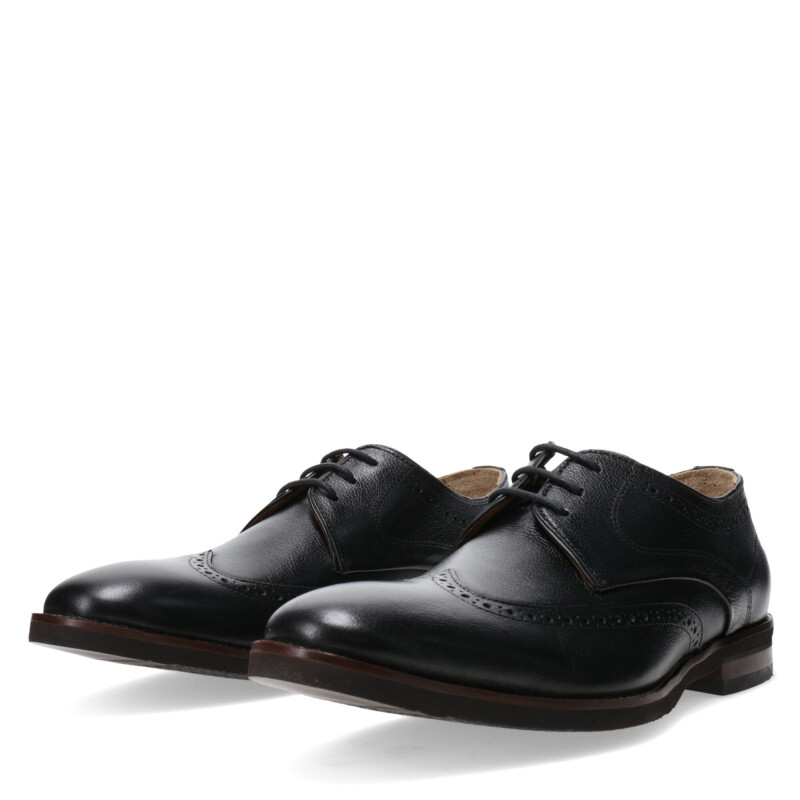 Zapatos de Hombre Democrata METROPOLITAN acordonado Negro