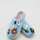 PANTUFLA MARGARITAS CELESTE