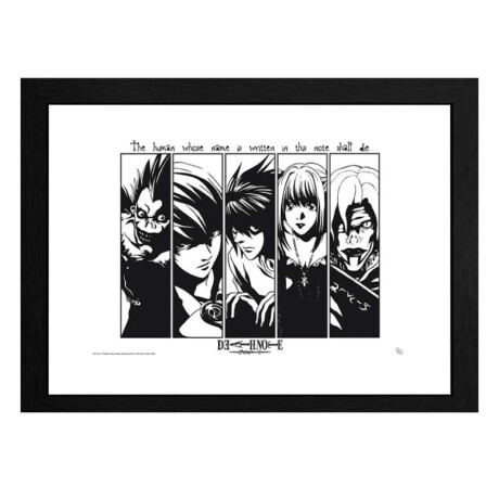 Cuadro Death Note Frame Print Usual Suspects