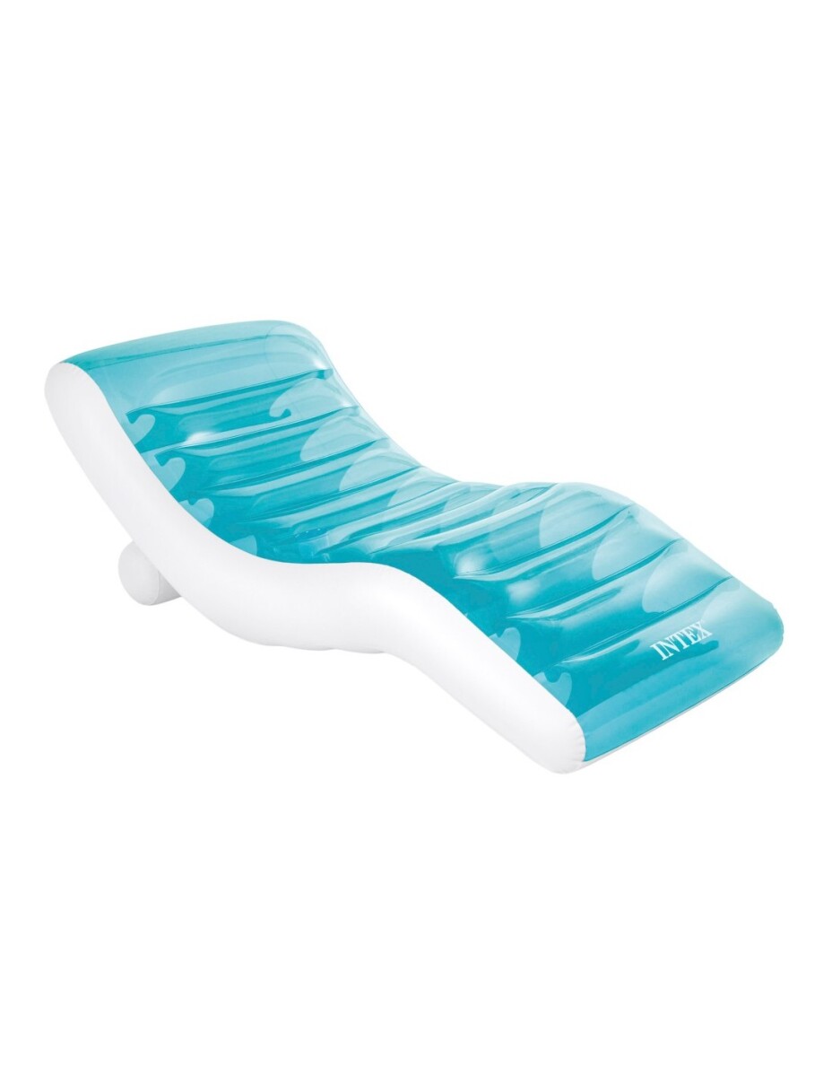 INTEX REPOSERA INFLABLE PREMIUM AZUL MAXIMO 100 KGS 191 X 99 CMS 