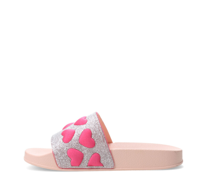 Sandalia BRUI con corazones Pink