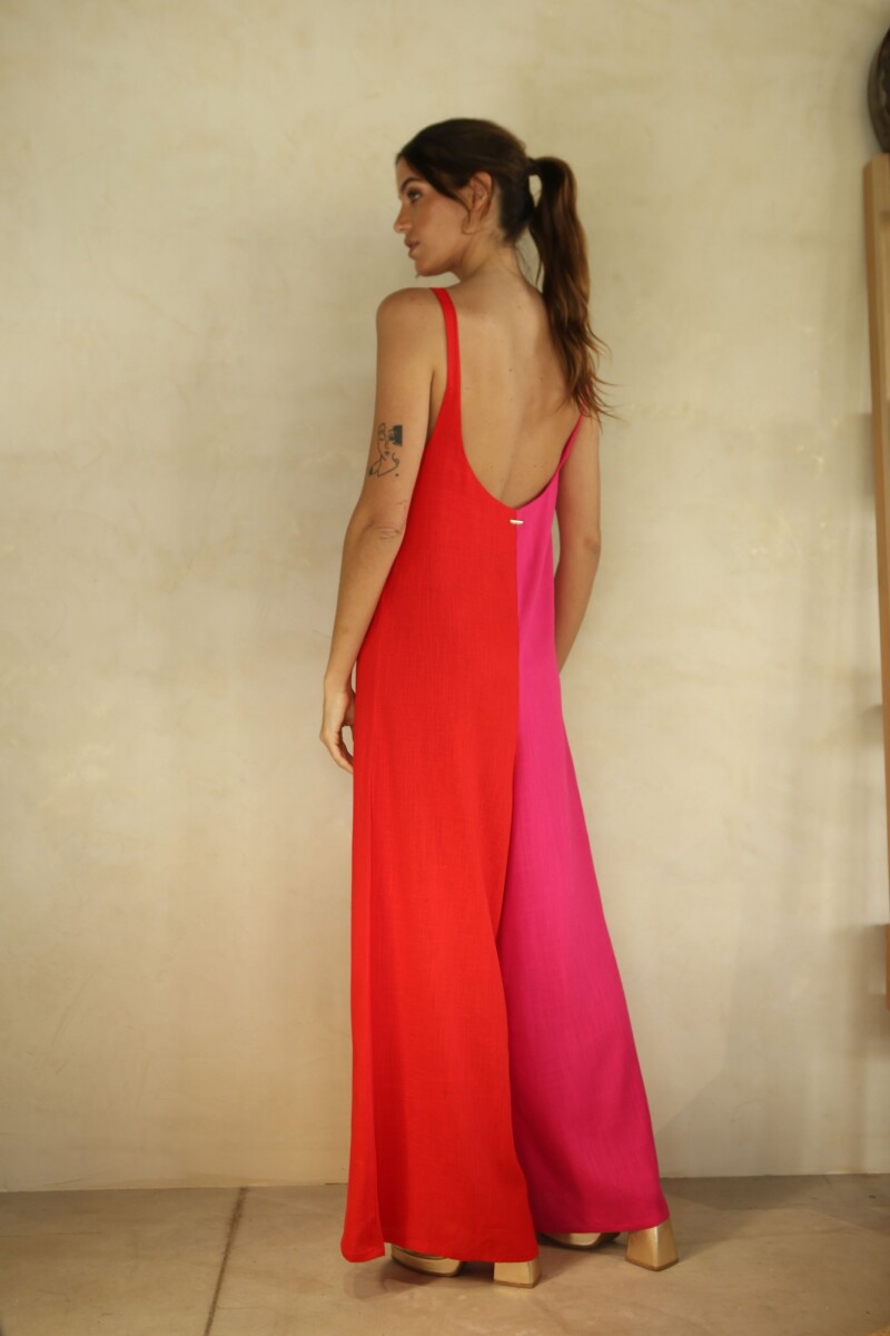 Mono Helena Fucsia y Rojo