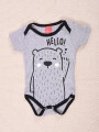 BODY HELLO BEAR GRIS