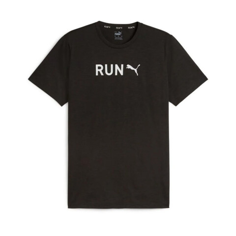 Graphic Tee Run Puma - Hombre Black/white
