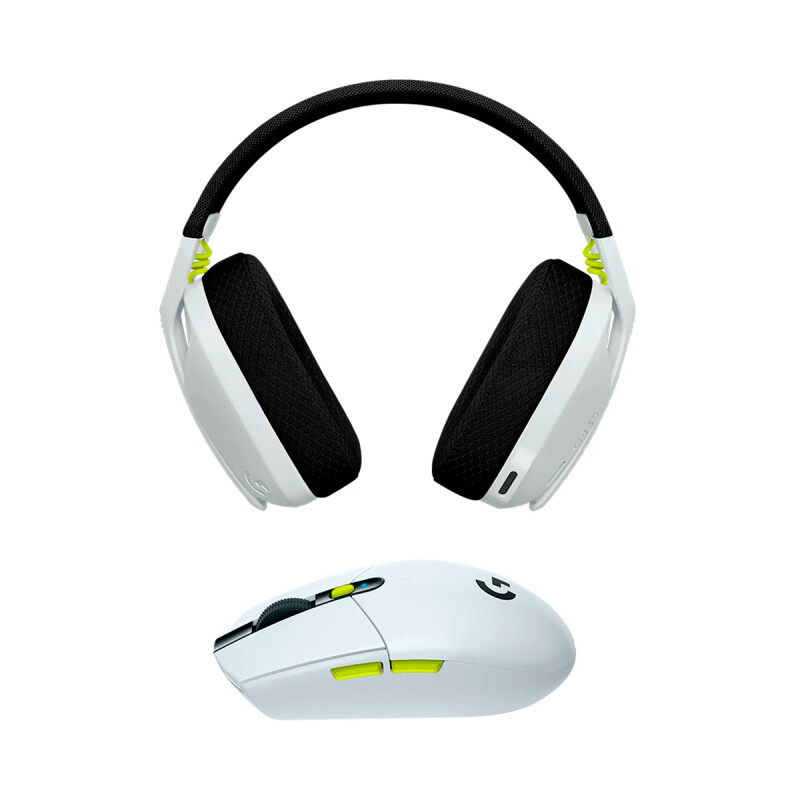 Combo Logitech Auriculares G435 + Mouse Gamer G305 Blanco Combo Logitech Auriculares G435 + Mouse Gamer G305 Blanco