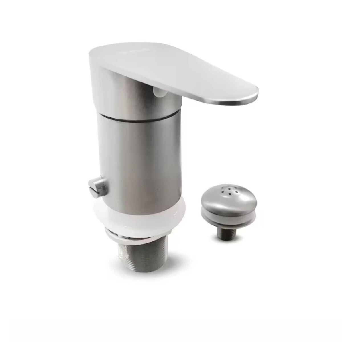 Grifería De Bidet Monocomando Con Transferencia Celtic Gris Satinado 