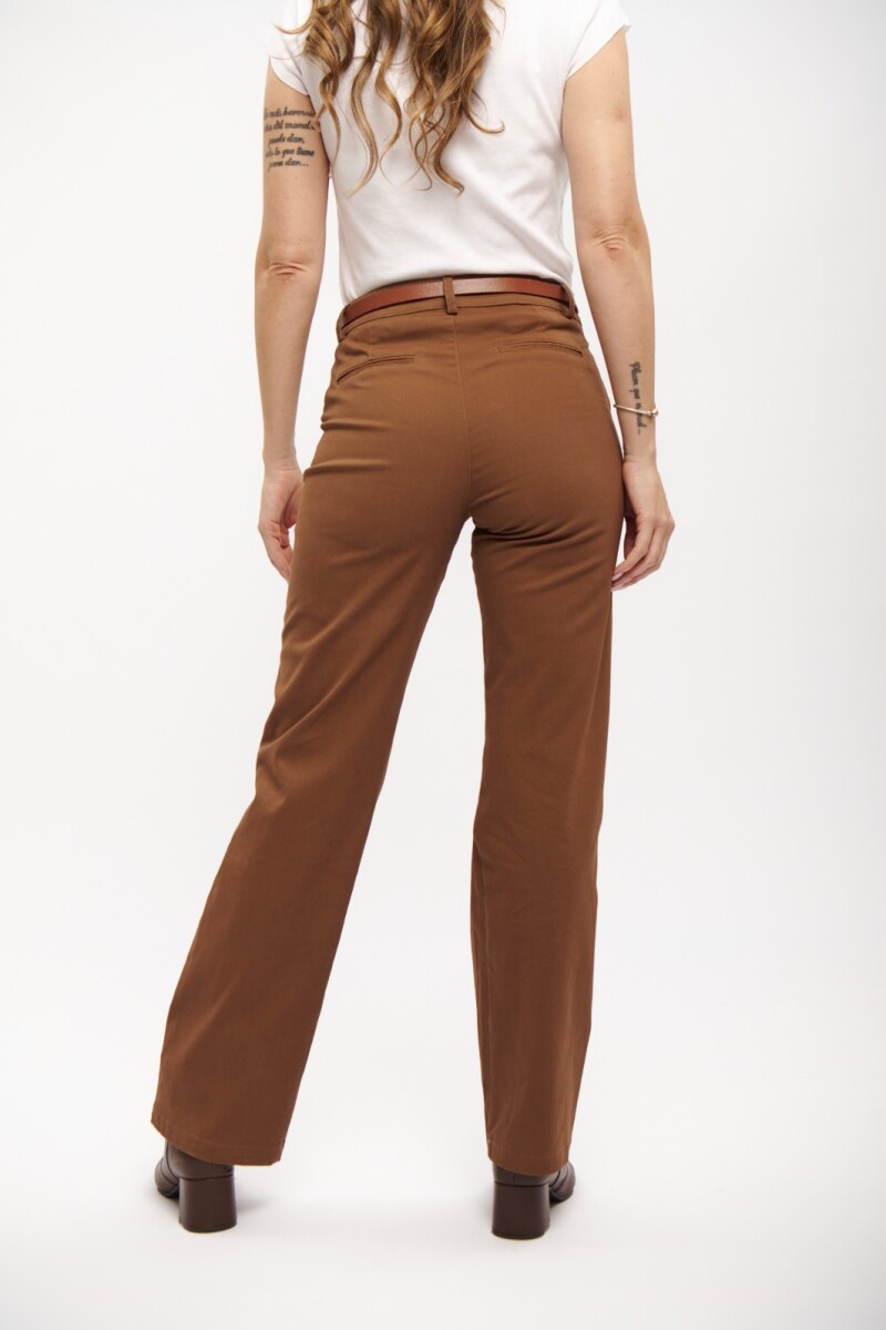 PANTALON WIDE ACTIVE CHOCOLATE