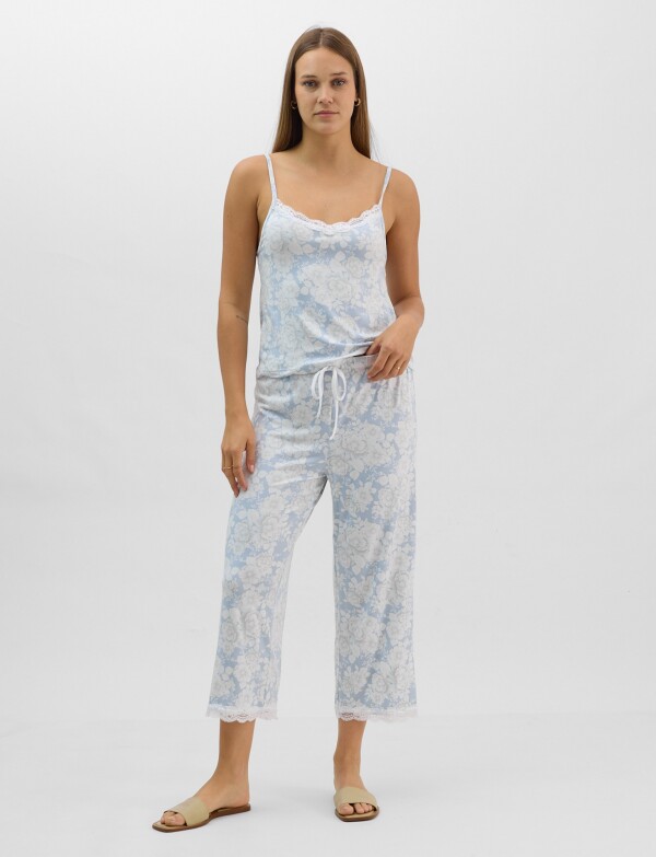 Conjunto 3 Piezas Pijama CELESTE/MULTI