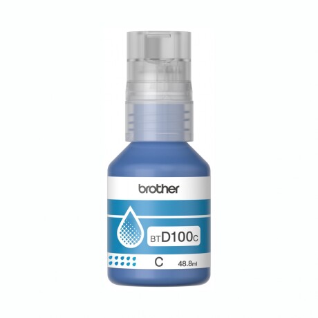 Botella De Tinta Cyan BROTHER Capacidad 48ML Para Impresoras T230-T430-T530-T730-T830 Botella De Tinta Cyan BROTHER Capacidad 48ML Para Impresoras T230-T430-T530-T730-T830