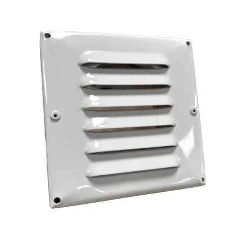 Rejilla ventilación metálica 10x10 tubo corto 100 C/orificio Rejilla Ventilación Metálica 10x10 Tubo Corto 100 C/orificio