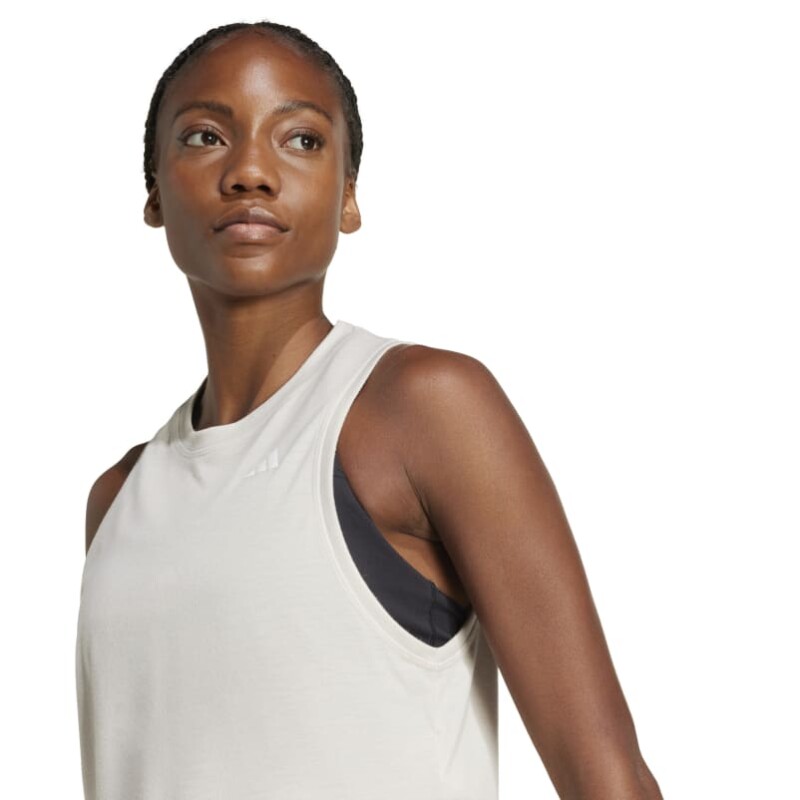Musculosa Adidas Train Essentials Boxy Workout Gris