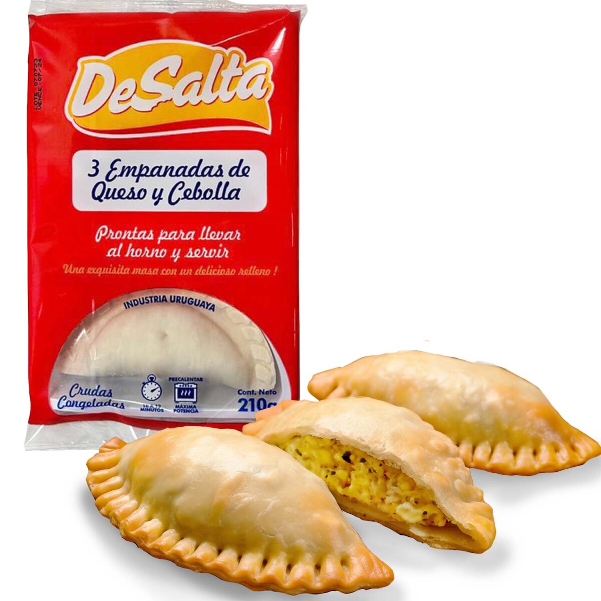 Empadas DeSalta Queso y Cebolla X3 