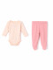 CONJUNTO BODY Y PELELE ROSADO