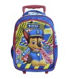 Mochila Infantil 3D con Carro Tafeta Grande 40 x 30 cm Paw Patrol Chase Azul